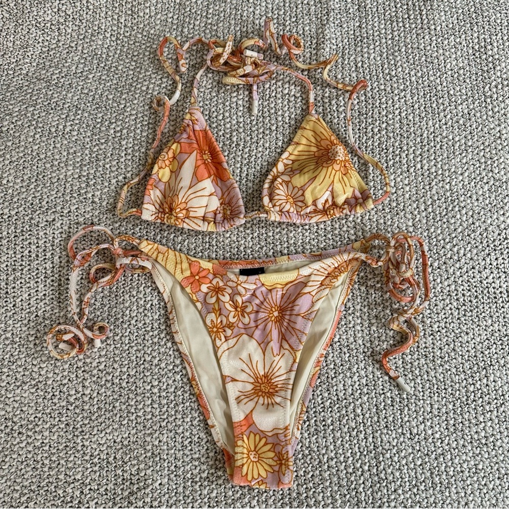 Triangl velvet bikini